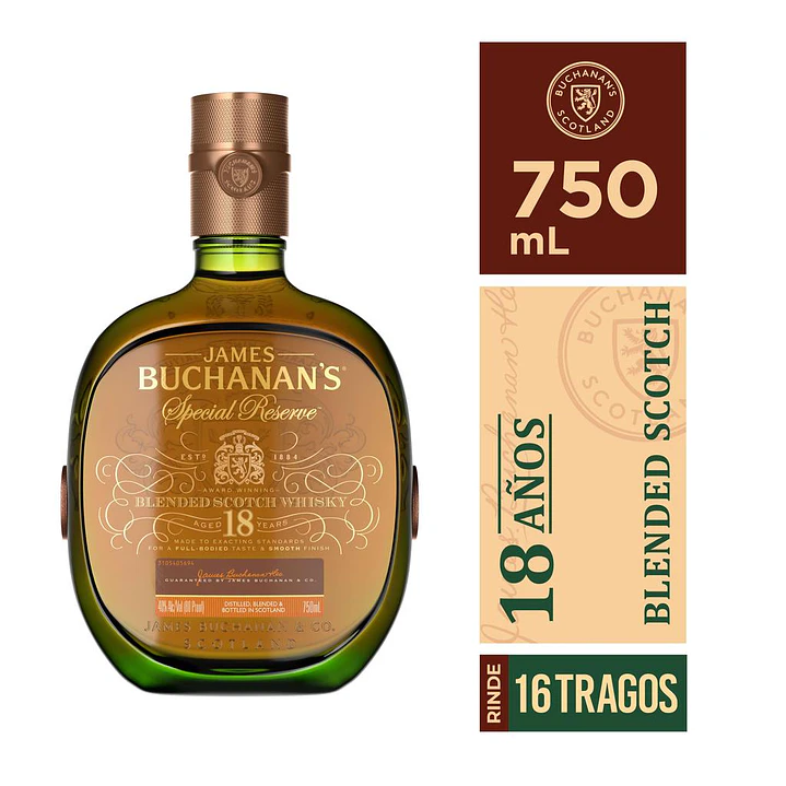 Buchanan s Reserva Especial Whisky 18 Años 750 mL