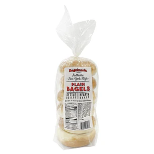 Bagelmania Pan Bagel Artesanal Simple 6 Unid