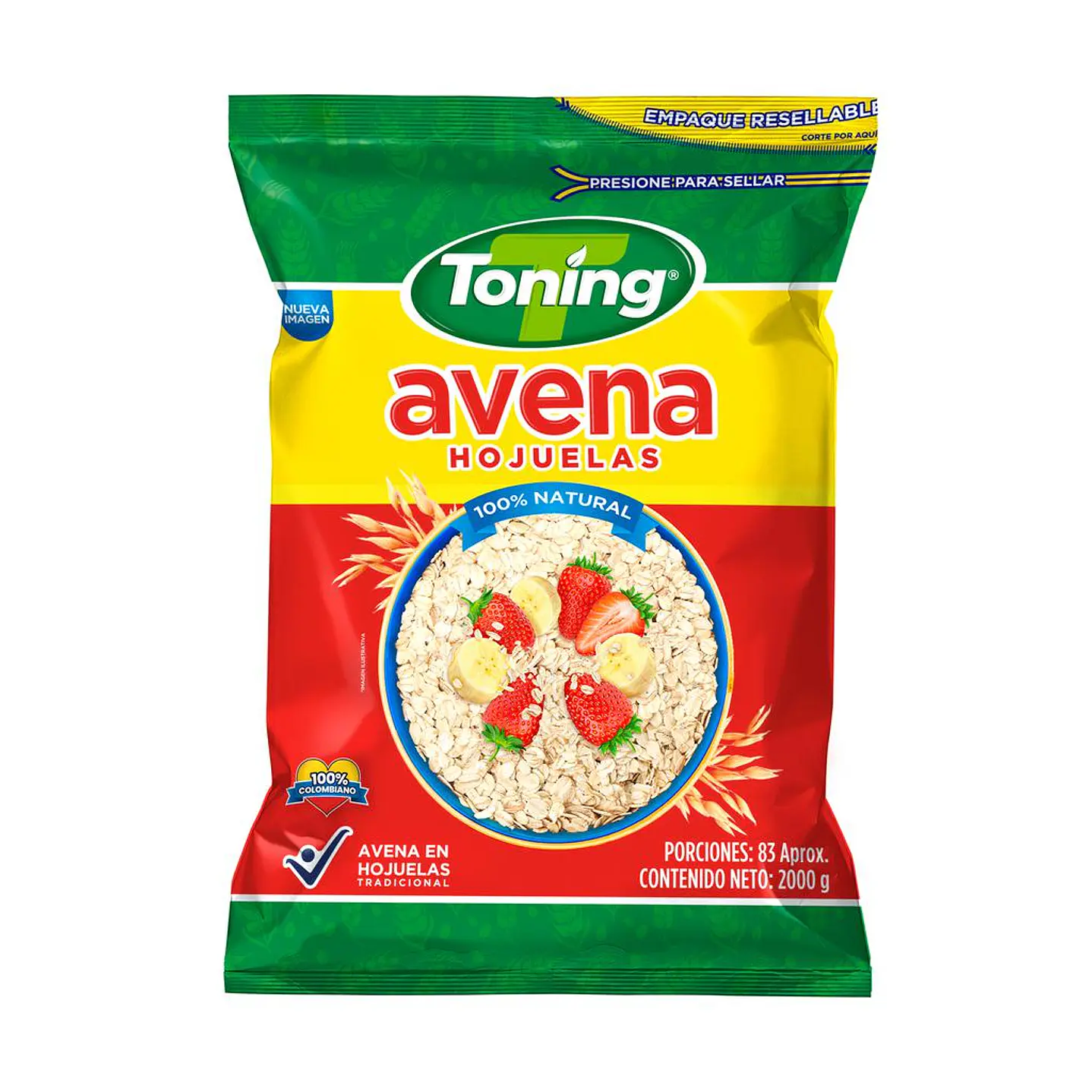 Toning Avena en Hojuelas 2 kg