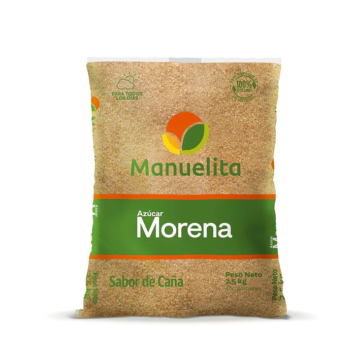 Manuelita Azúcar Morena de Alta Pureza 3 Unid 2.5 kg