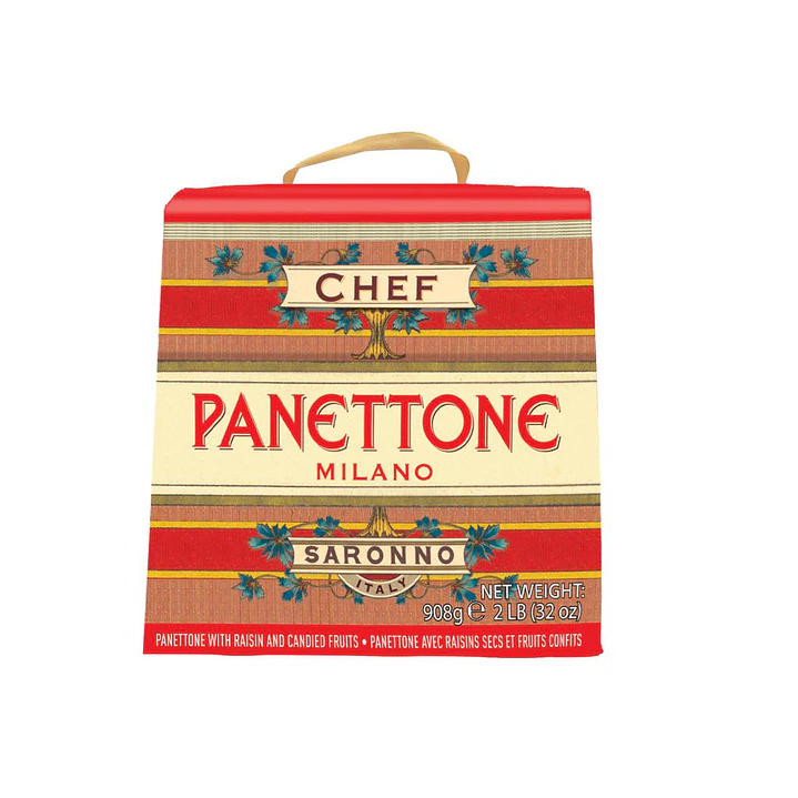Chef Panettone Clásico con Pasas y Frutas Confitadas 908 g