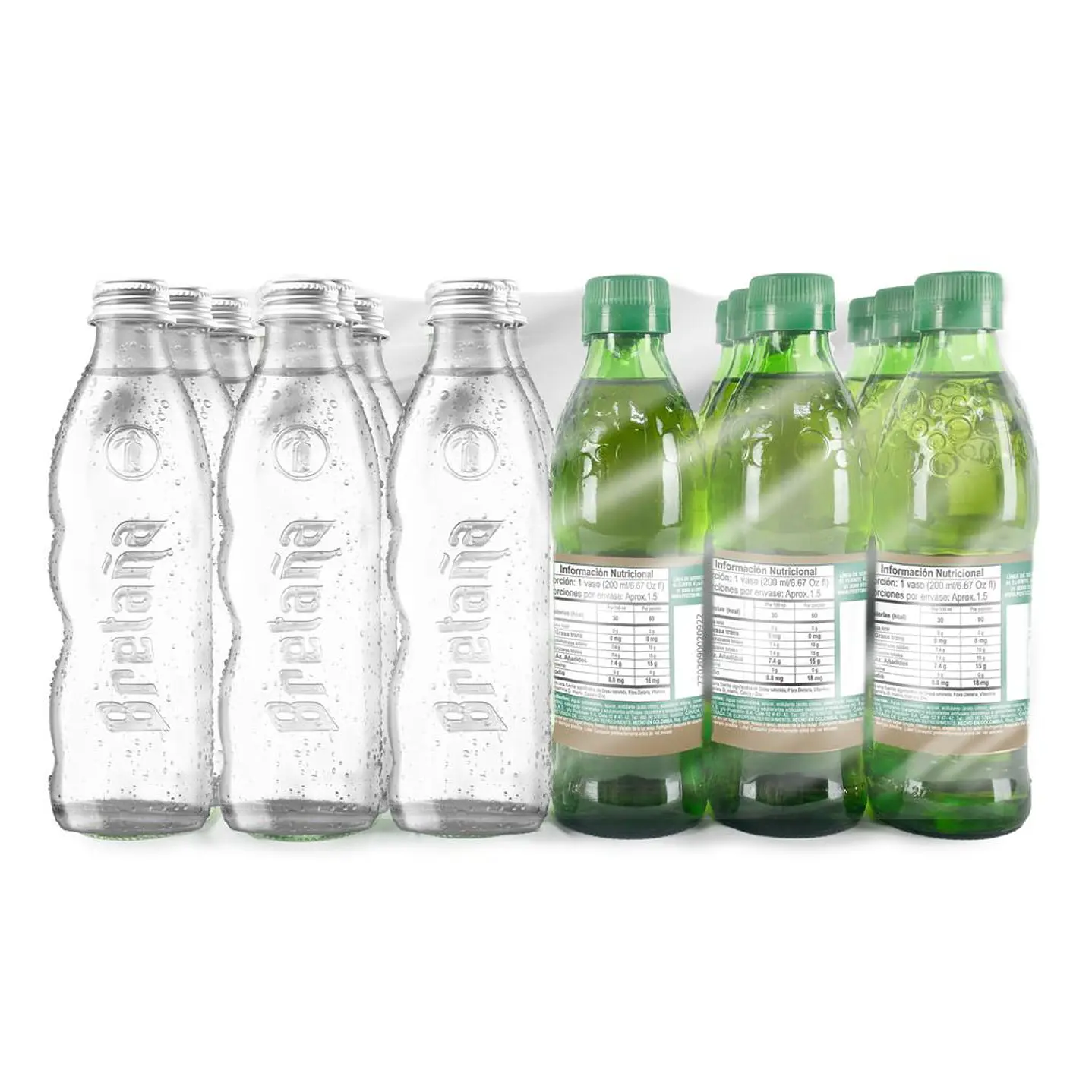 Bretaña y Canada Dry Gaseosas Surtidas 18 Unid 300 mL