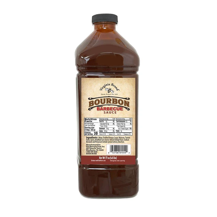 Virginia Brand Salsa BBQ Bourbon Sabor Ahumado 2.2 L