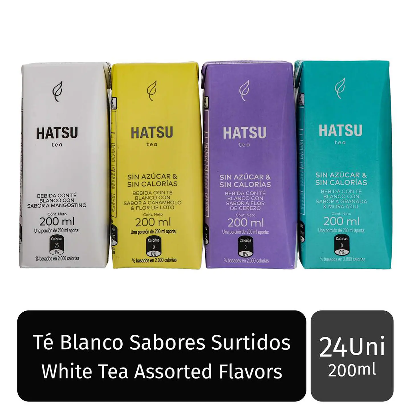 Hatsu Té Surtido 24 Unid 200 mL