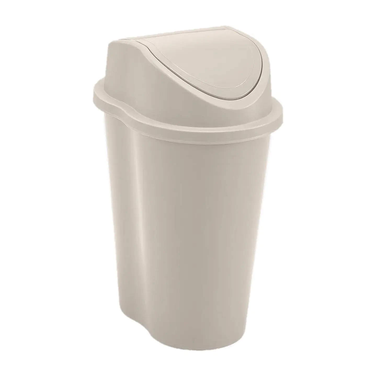 Papelera Style Tapa Vaivén 5 L Taupe
