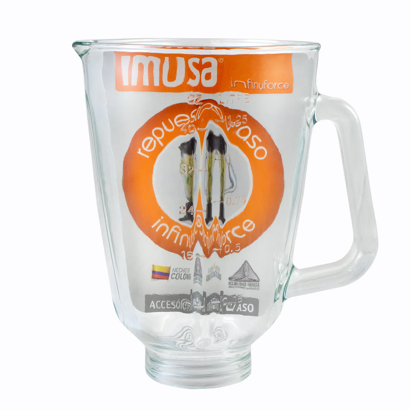 Vaso de Vidrio para Licuadora Inifiny Force