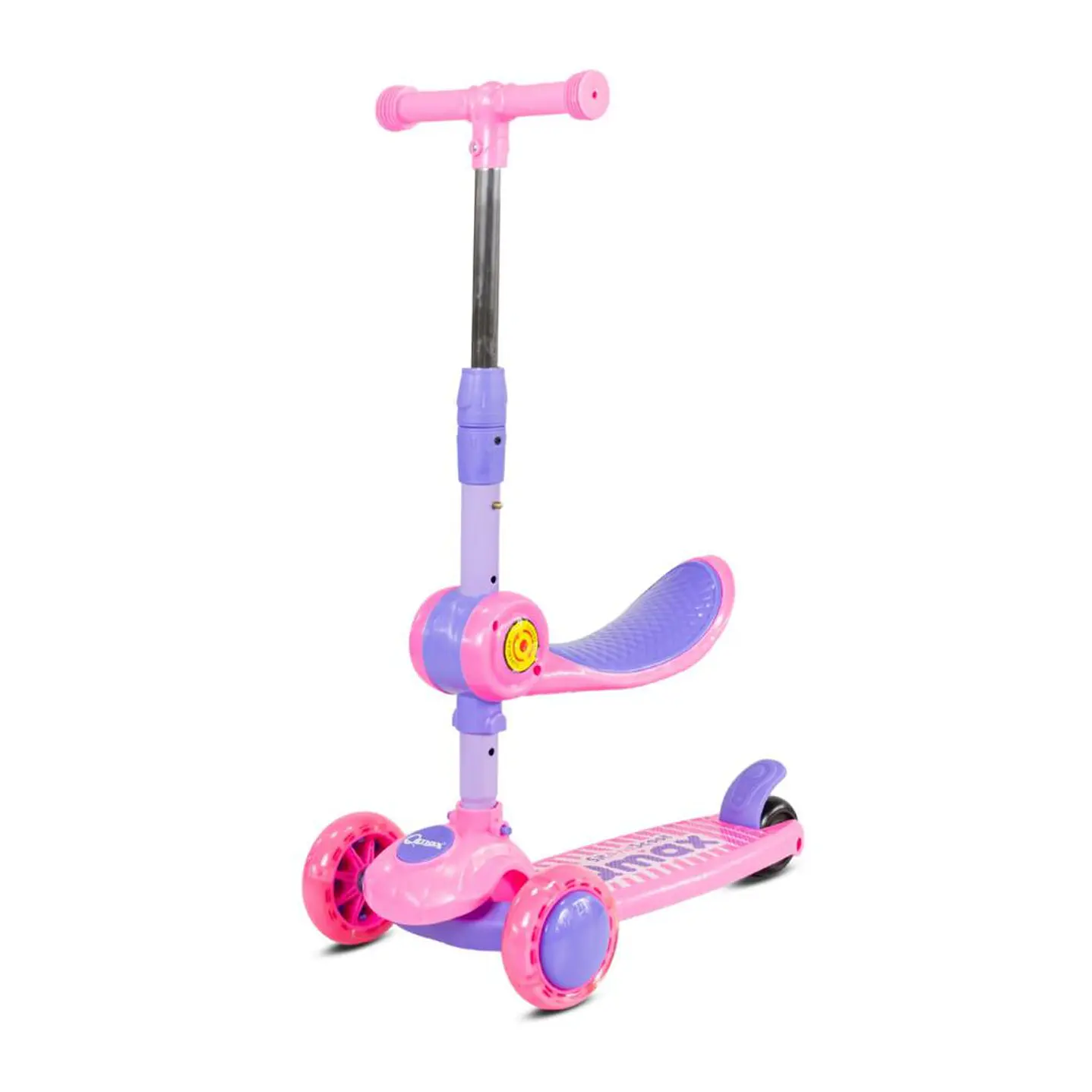 Qmax Tri Scooter 2 En 1 Infantil Convertible con Luces LED