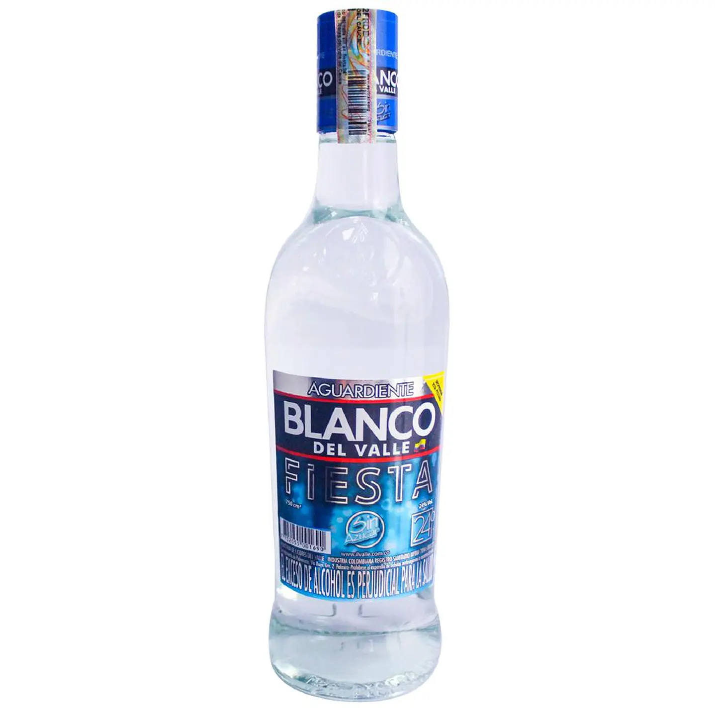 Blanco del Valle Aguardiente Fiesta 750 mL