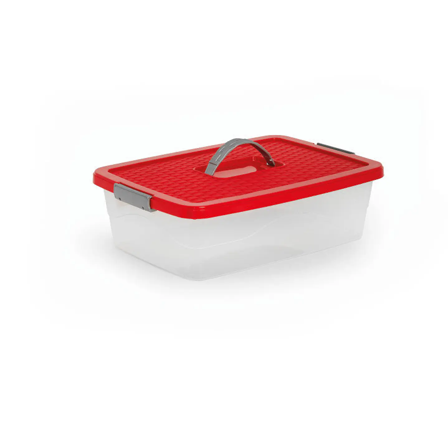 Caja Organizadora con Manija 3 L Rojo