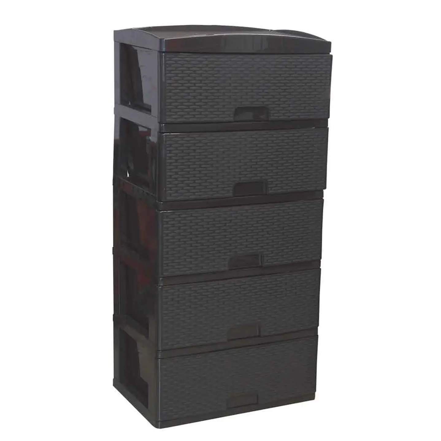 Practimueble Grande x 5 Cajones Rattan Wengue