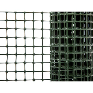 Malla cuadrada todo terreno 15 x 15 mm 1.0m 220g m 30m verde