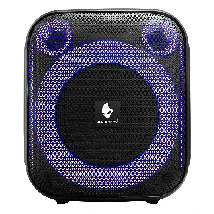 AlienPro Altavoz Bluetooth con Iluminación LED Cubix