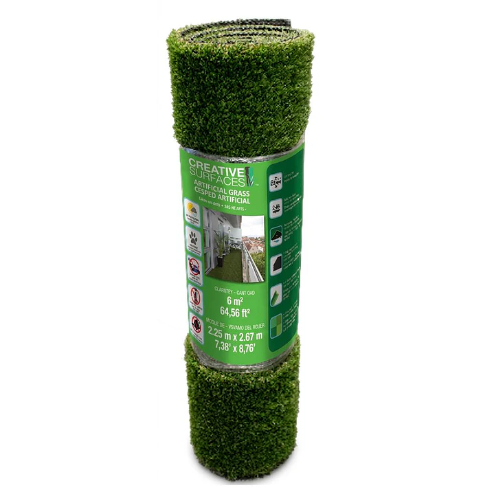 Creative Surfaces Césped 2.25 m x 2.67 m x 8.76 ft