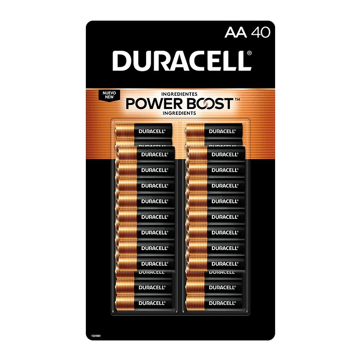 Duracell Baterías Alcalinas AA 40 Unid