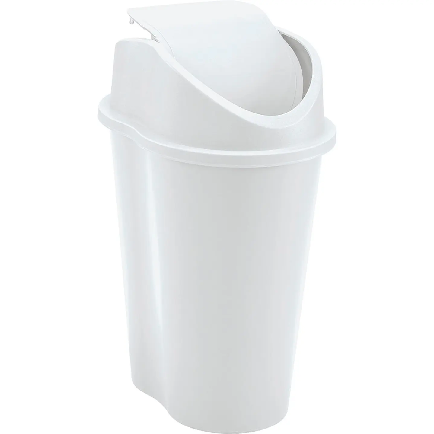 Papelera Style Tapa Vaivén 1 L Blanco