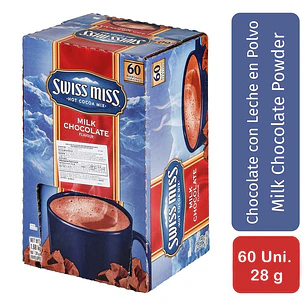 Swiss Miss Mezcla de Chocolate 60 Unid 28 g