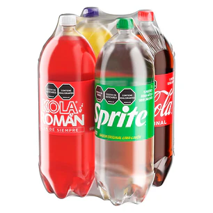 Coca Cola Gaseosa Surtido 4 Unid 3 L