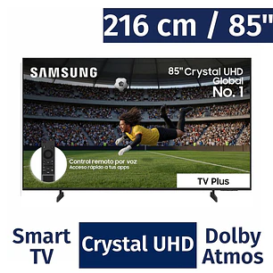 Samsung 216 cm Smart TV Crystal UHD 4K