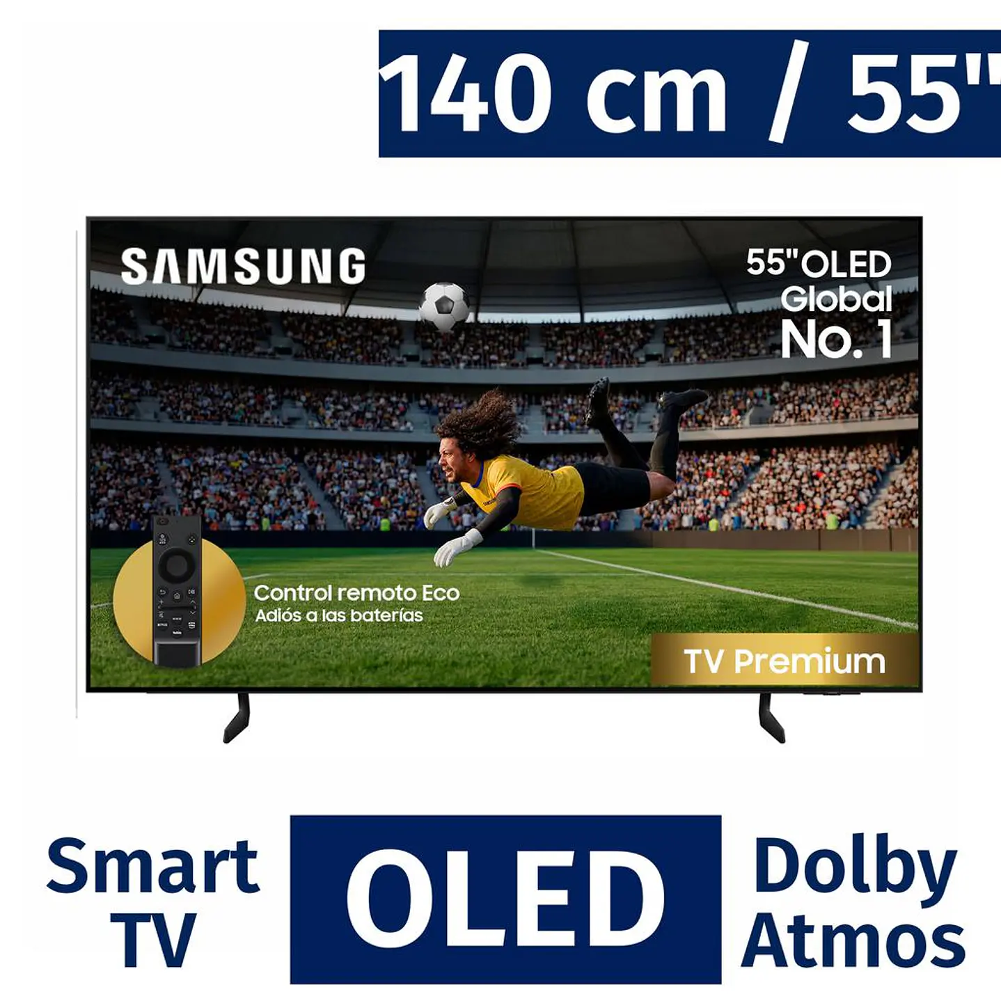 Samsung 140 cm Pulg OLED Smart TV 4K