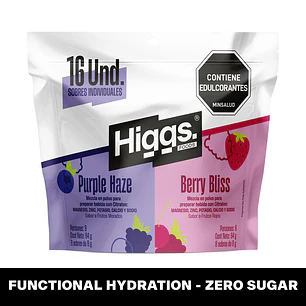 Higgs Foods Mezcla en Polvo Bebidas con Citratos de Sabores