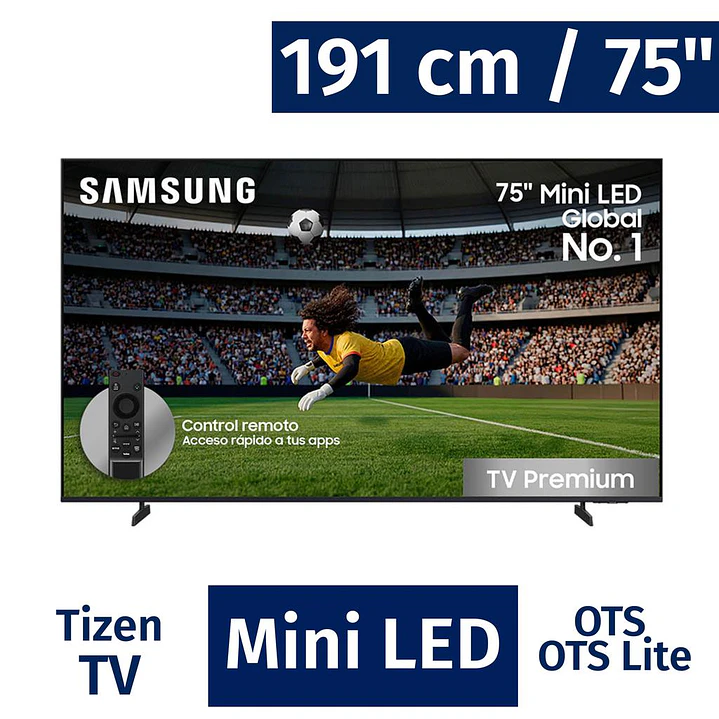 Samsung 190.5 cm Pulg Mini LED 4K Smart TV