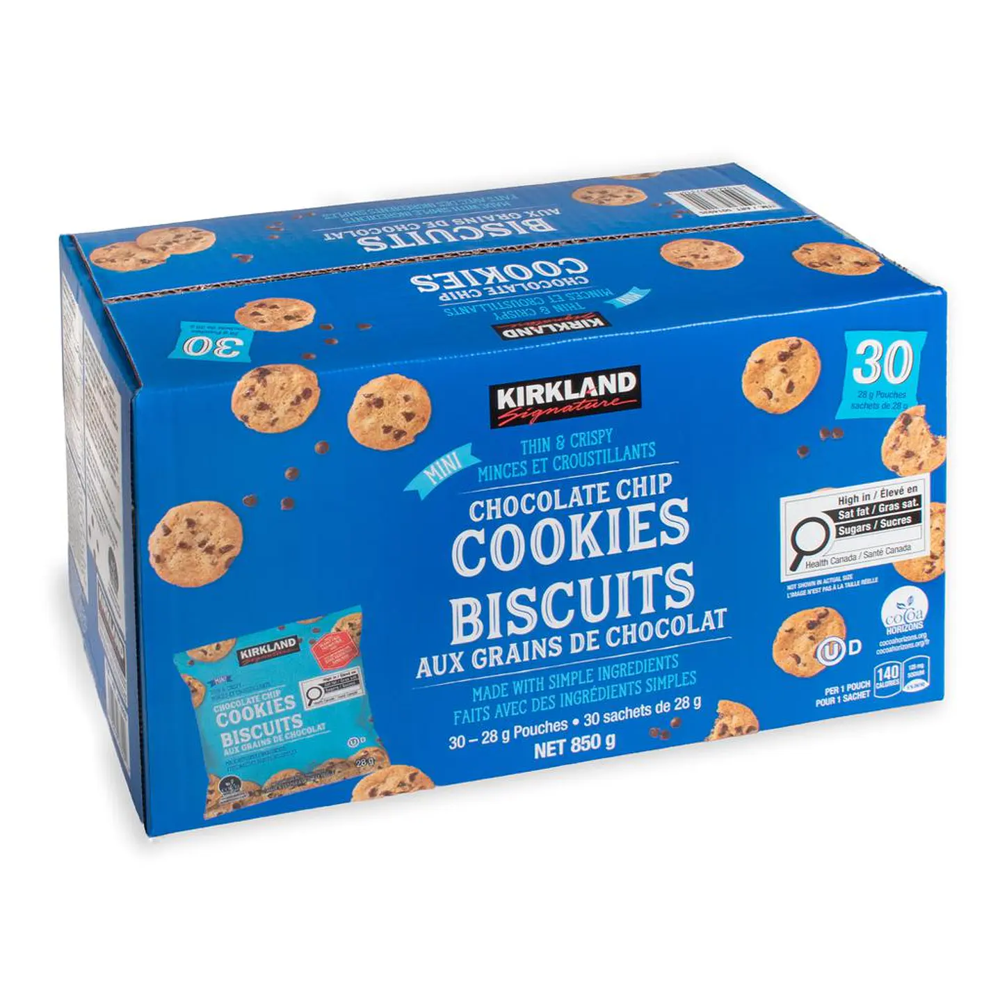 Kirkland Signature Mini Galletas Chips 30 Unid 28 g