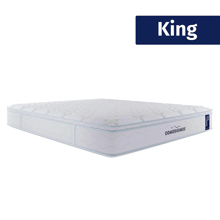 Comodisimos Colchón King Suave Soft 200 cm x 200 cm x 32 cm