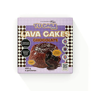Tu Casa Pastelitos de Chocolate Lava Cakes 480 g