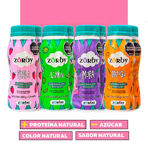 Zorby Bebida Láctea 8 Unid 180 g