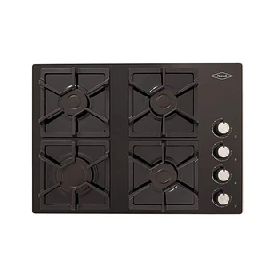 Cubierta Haceb 60 x 43 cm 4 Puestos Gas Propano Negro