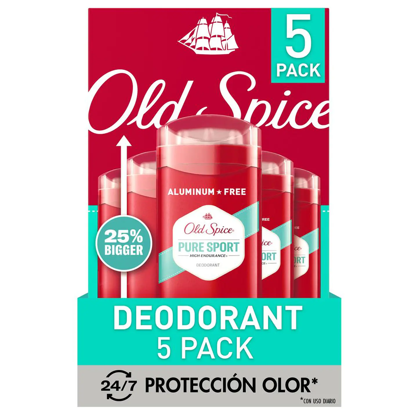Old Spice High Endurance Hombre Esencia Original 5 Unid 85 g