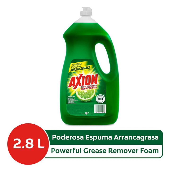 Axion Lavaplatos Líquido Limon 2.8 L