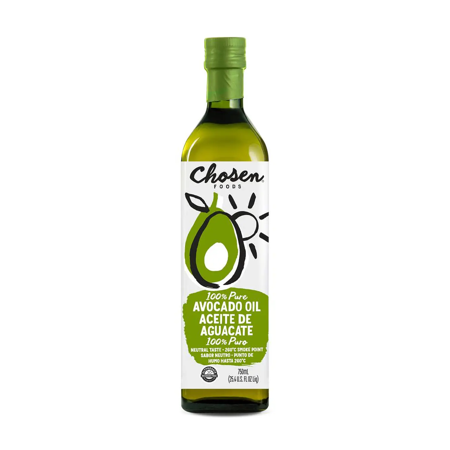 Chosen Foods Aceite de Aguacate Puro 750 mL
