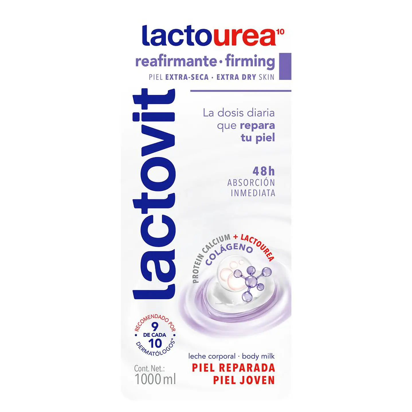 Lactovit Leche Corporal Reparadora para Piel Extra Seca 1 L