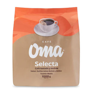 Oma Café Tostado y Molido Selecta 1 kg