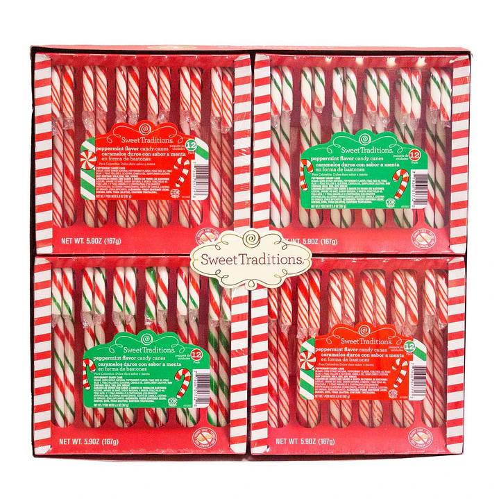 Sweet Traditions Bastones de Caramelo 4 Unid 167 g