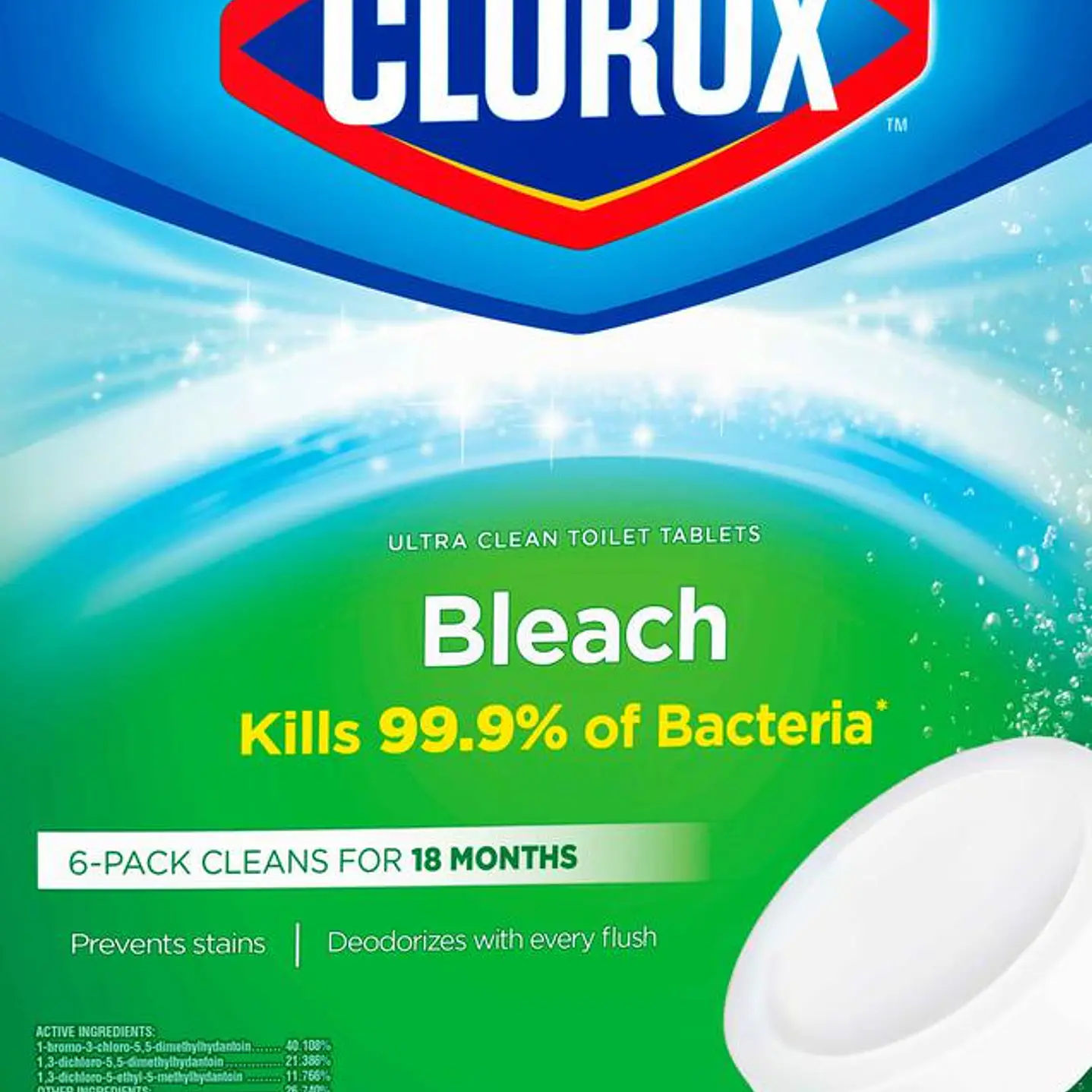 Clorox Limpiador de Inodoros 6 Unid 100 g