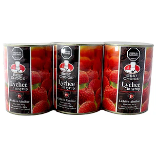 Best Choice Lychees en Almíbar 3 Unid 240 g