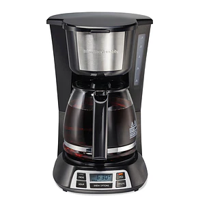Cafetera Programable Hamilton Becah 12 Tazas Negro