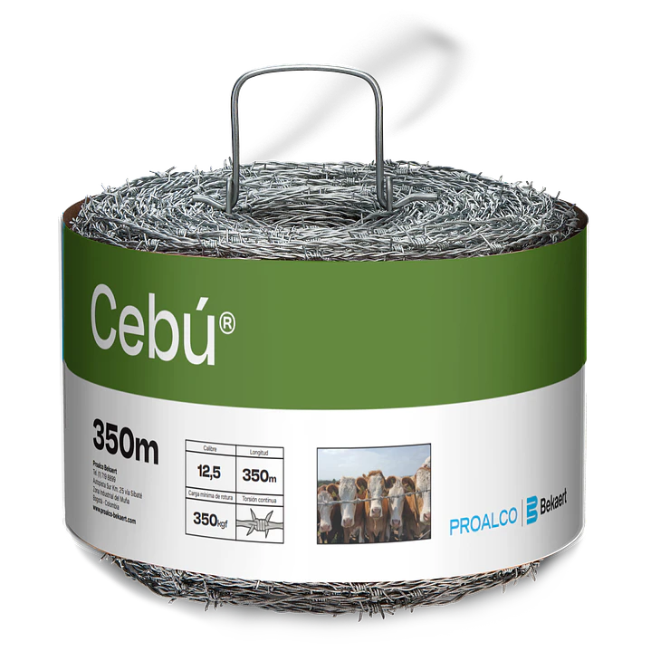 Púas Cebú calibre 12.5 X 350 mts