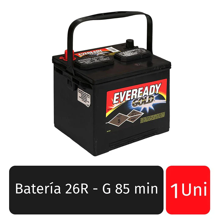 Eveready Gold Batería para Carro 26R G FC 5