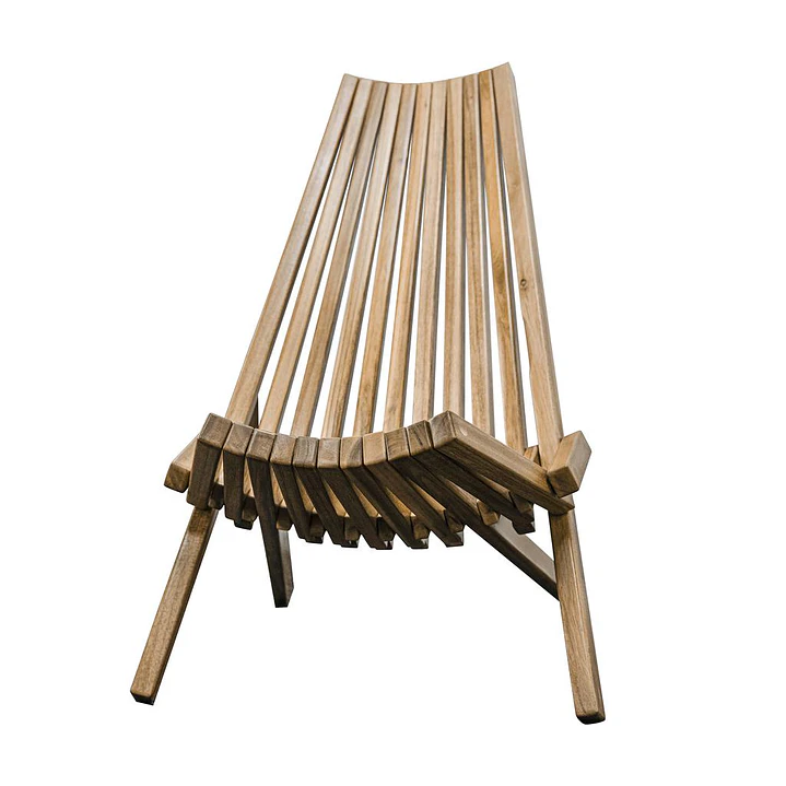 Melino Silla Plegable de Madera Acacia