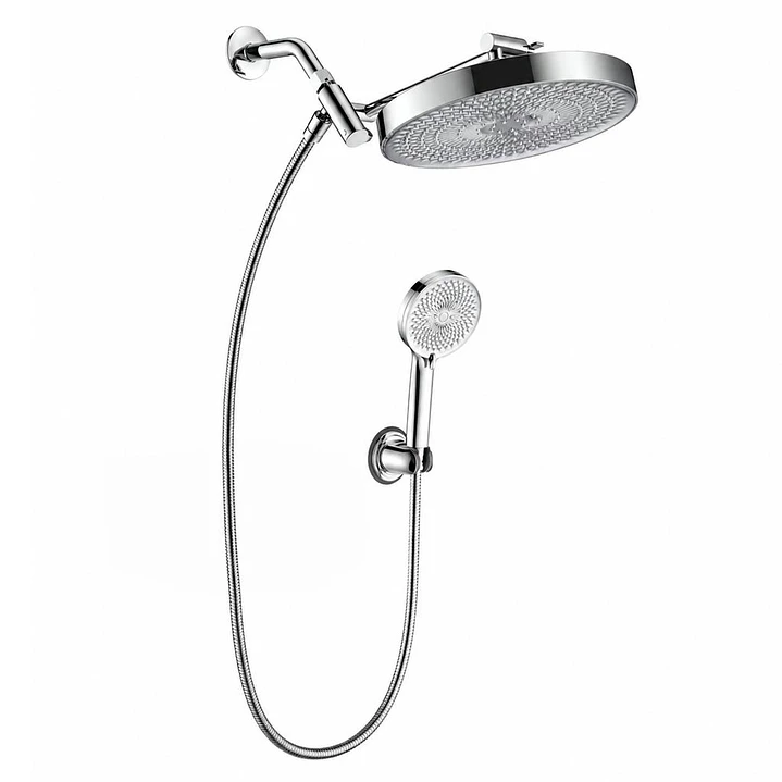 Sistema de Ducha Lluvia Regadera Superior Ducha Mano Cromada