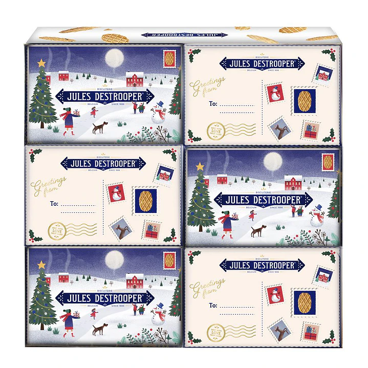 Jules Destrooper Galletas Wafer de Mantequilla 6 Unid 75 g