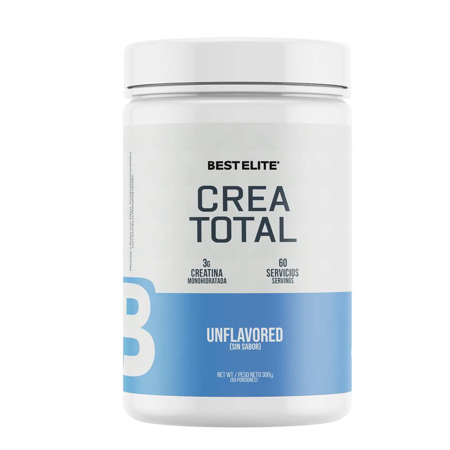 Best Elite Crea Total Creatina Monohidratada Sin Sabor 300 g