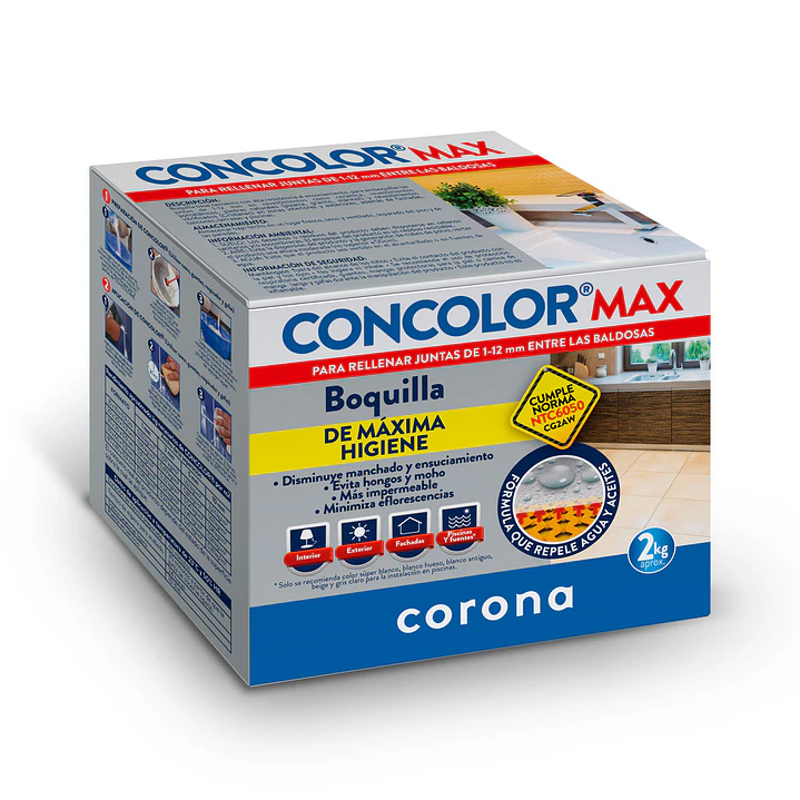 Concolor Max Gris Claro X 2 Kg