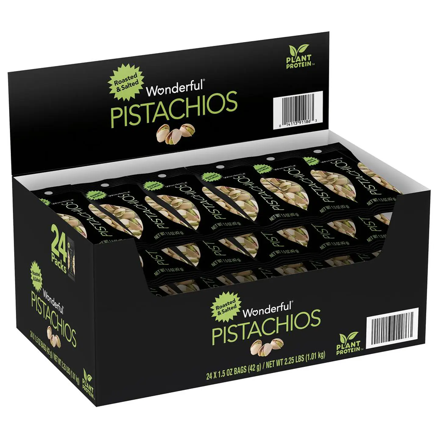 Wonderful Pistachos Tostados 24 Unid 42 g