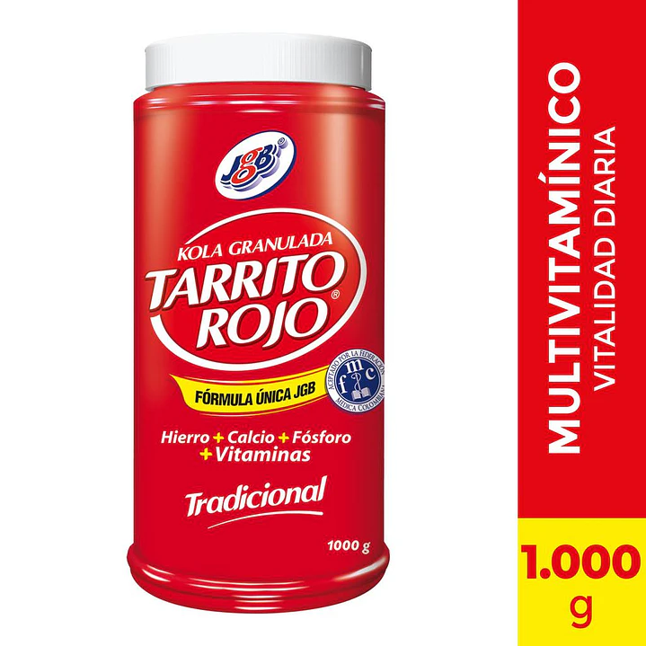 JGB Tarrito Rojo Kola Granulada 1 kg