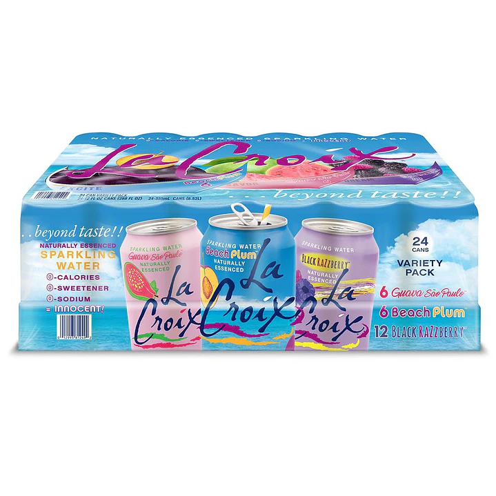 La Croix Paq de Agua con Gas Variado 24 Unid 355 mL
