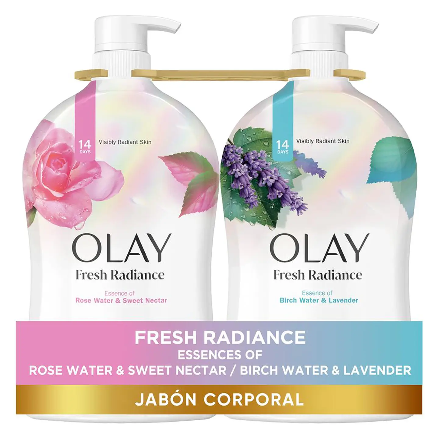 Olay Jabón Líquido Corporal Fresh Radiance 2 Unid 1.03 L